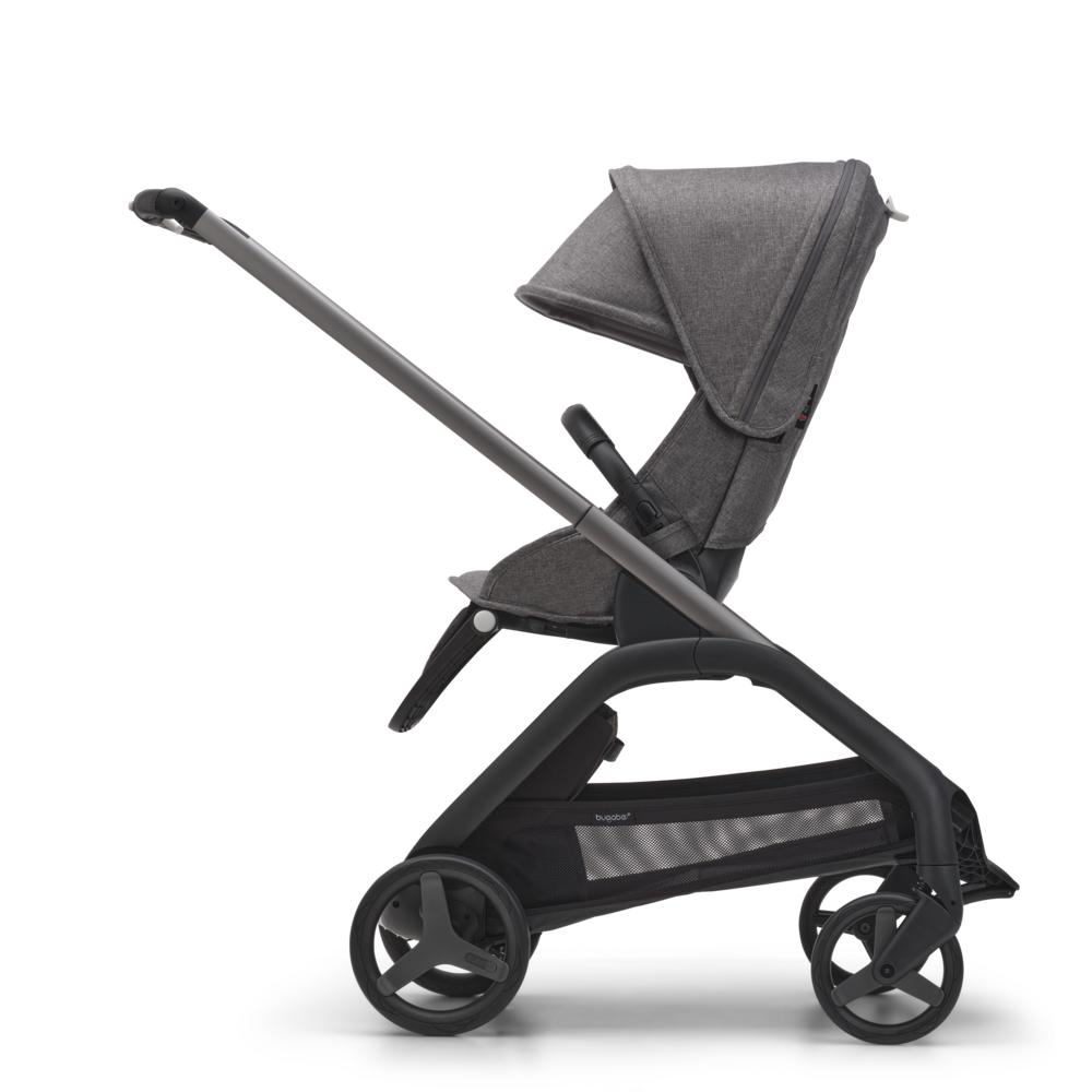 Bugaboo Dragonfly Complete Rattaat - Graphite/Grey Melange
