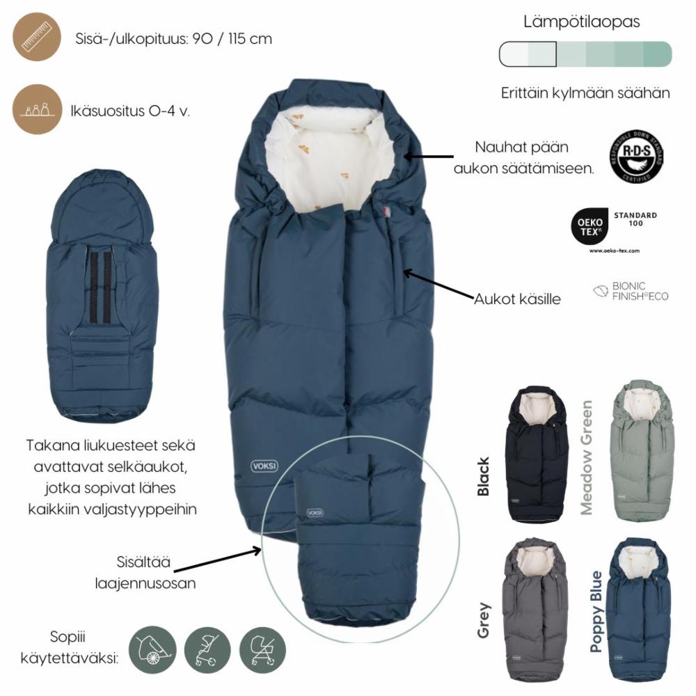 Voksi Footmuff City North - Poppy Blue