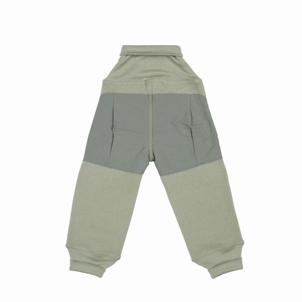 Voksi Villahousut (villafleece) - Misty Green - Koko 74-80