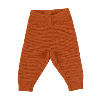 Voksi Honeycomb Villahousut - Warm Orange - koko 74-80
