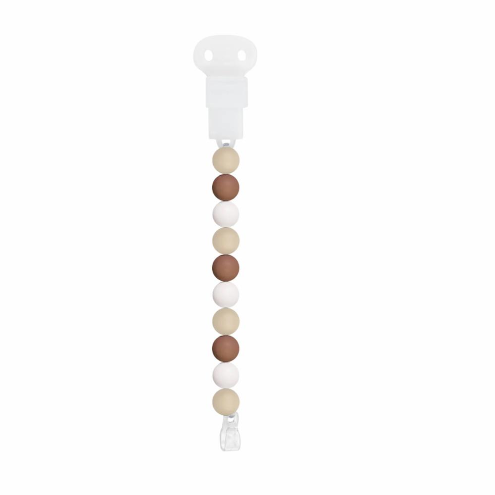 Nattou Tuttiketju Silikoni - Terracotta/Beige
