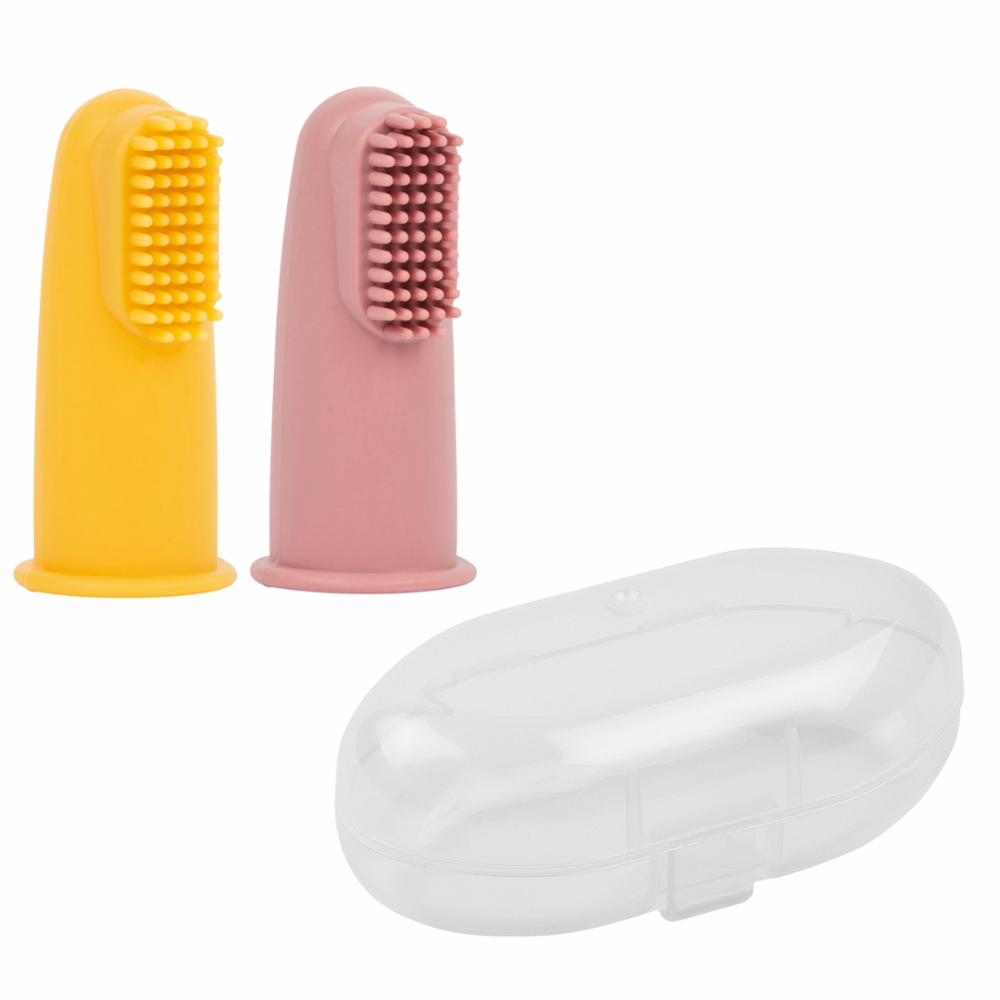 Nattou Sormihammasharja 2 kpl - Ochre/Pink