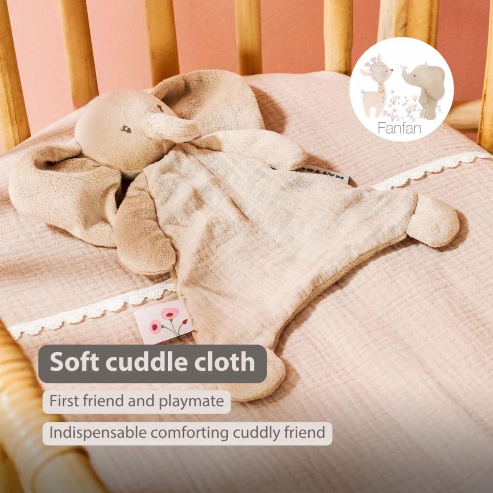 Nattou FanFan Uniriepu – Doudou norsu, beige