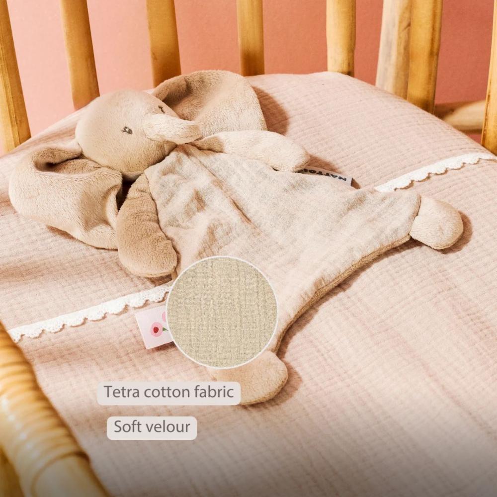 Nattou FanFan Uniriepu – Doudou norsu, beige
