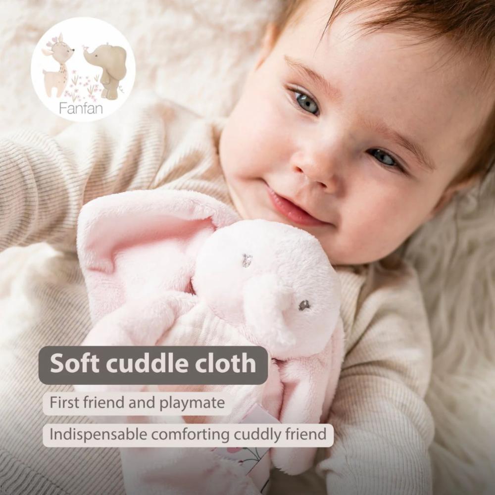 Nattou FanFan Uniriepu – Doudou norsu, vaaleanpunainen