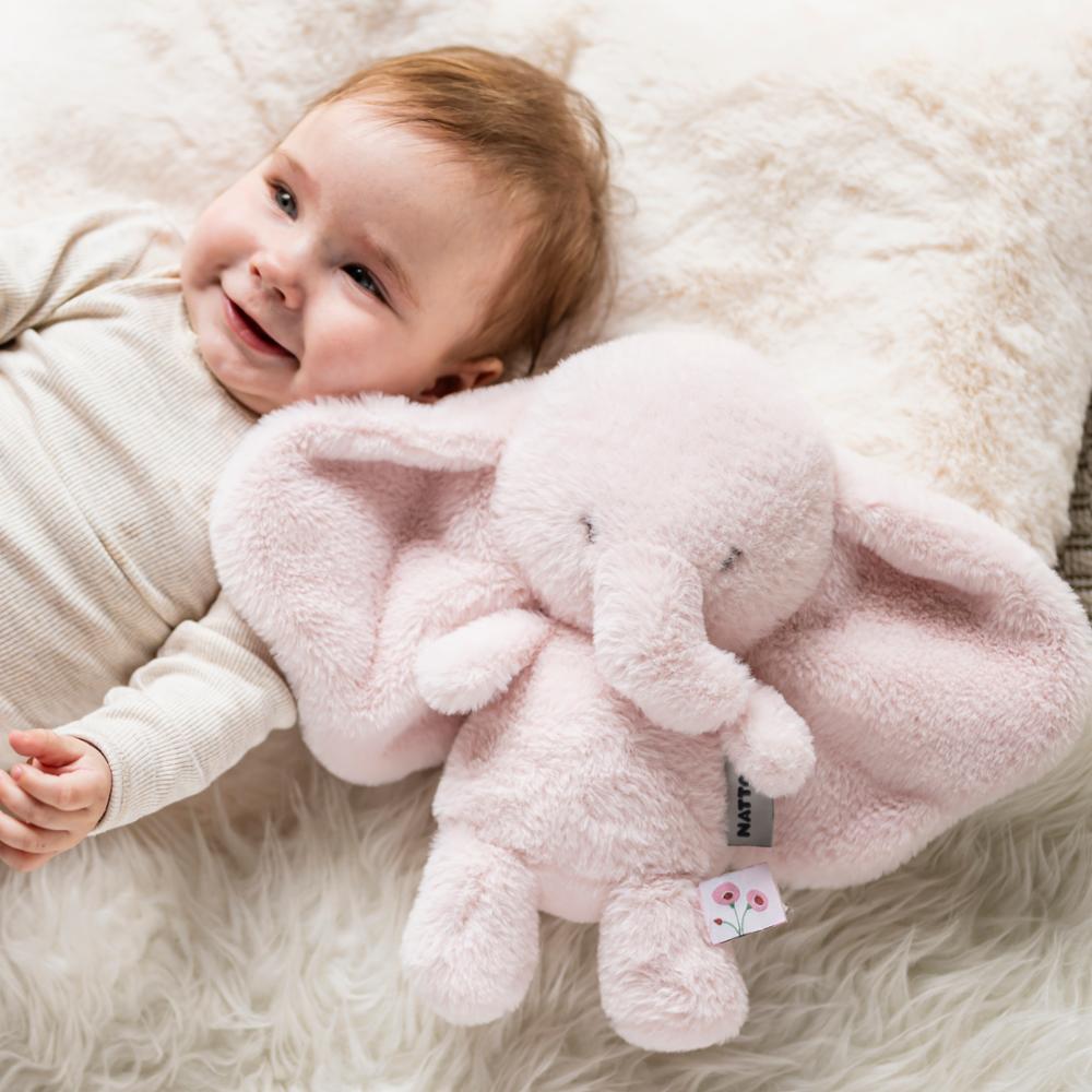 Nattou Pehmolelu - Fanfan norsu pink
