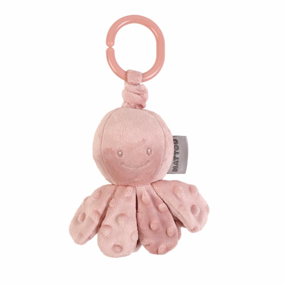 Nattou Tärinälelu Mustekala - Old Pink