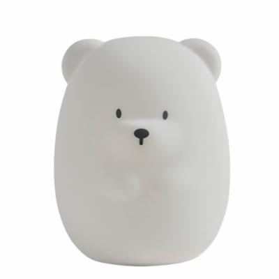 Nattou Yövalo Silikoninen - Bear White 16 cm