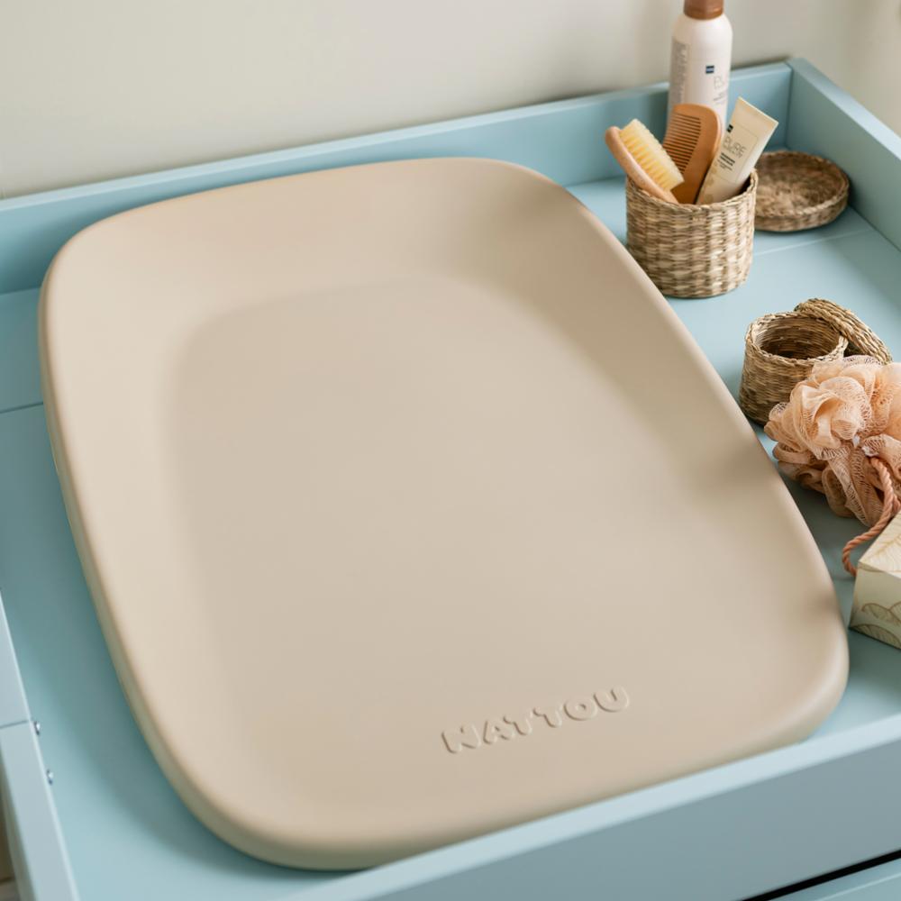 Nattou Hoitoalusta Foam 70 x 48 cm - Beige