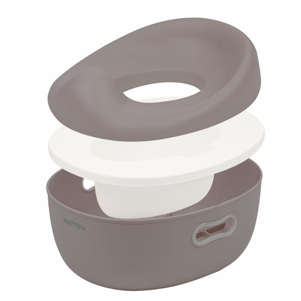 Nattou Potta 3in1 - Taupe