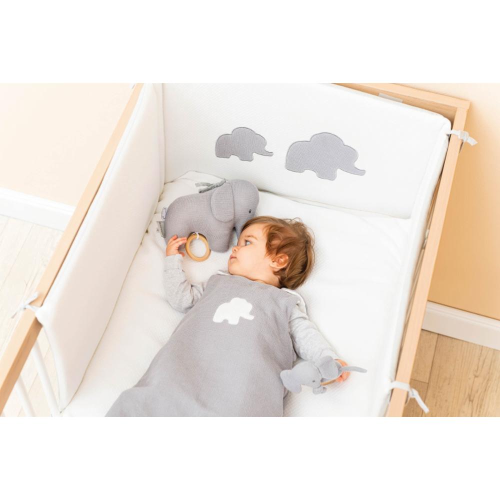 Nattou Unipussi TOG 2.5 - Tembo Harmaa virkattu - koko 70 cm