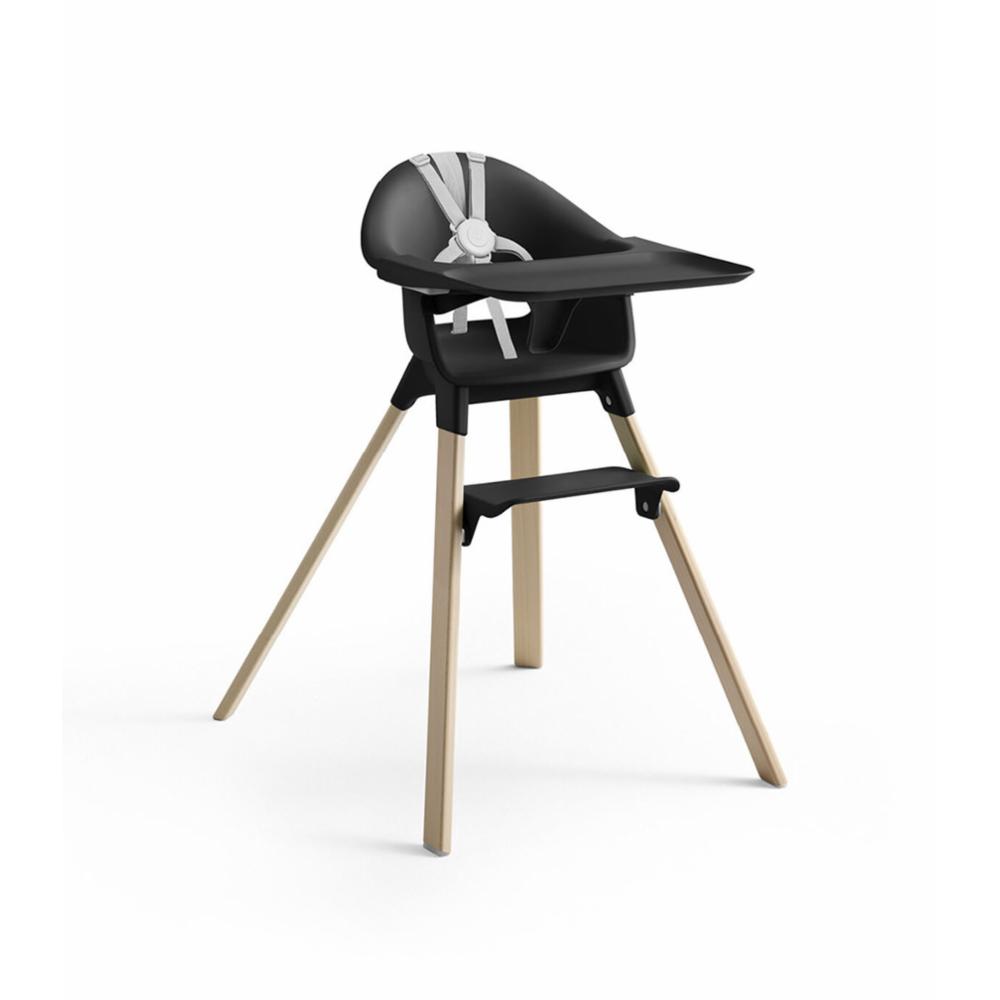 Stokke Clikk Syöttötuoli - Black/Natural