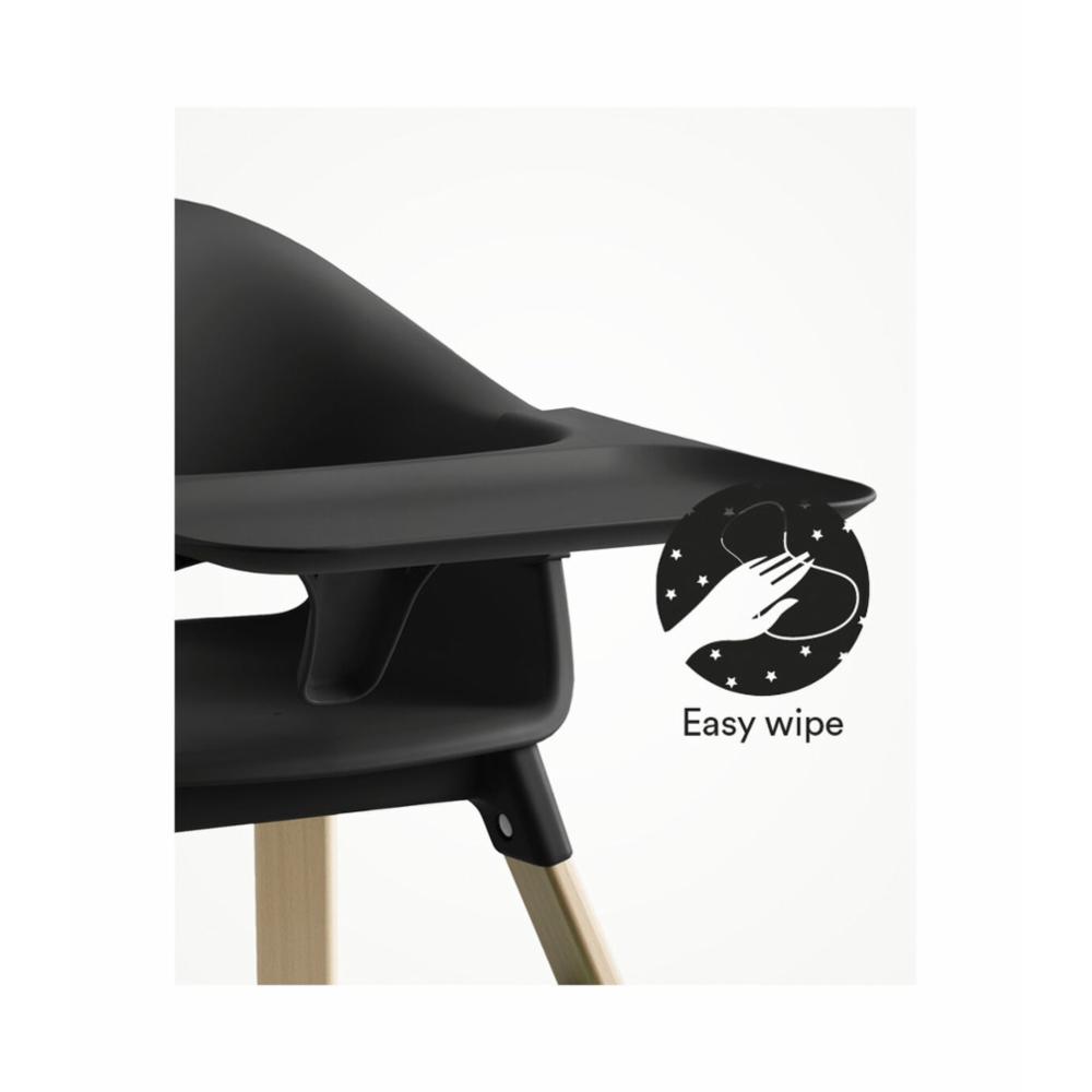 Stokke Clikk Syöttötuoli - Black/Natural