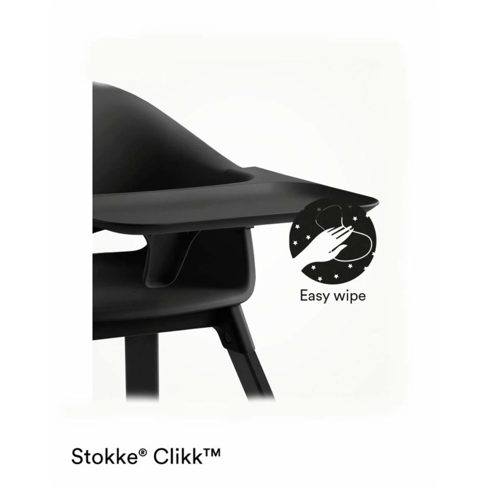 Stokke Clikk Syöttötuoli - Midnight Black