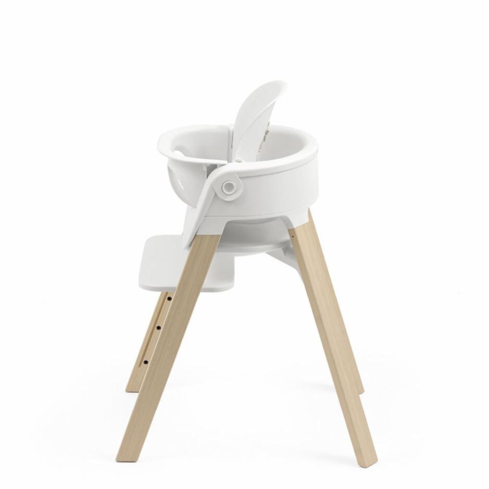 Stokke Steps Syöttötuoli - White/Natural