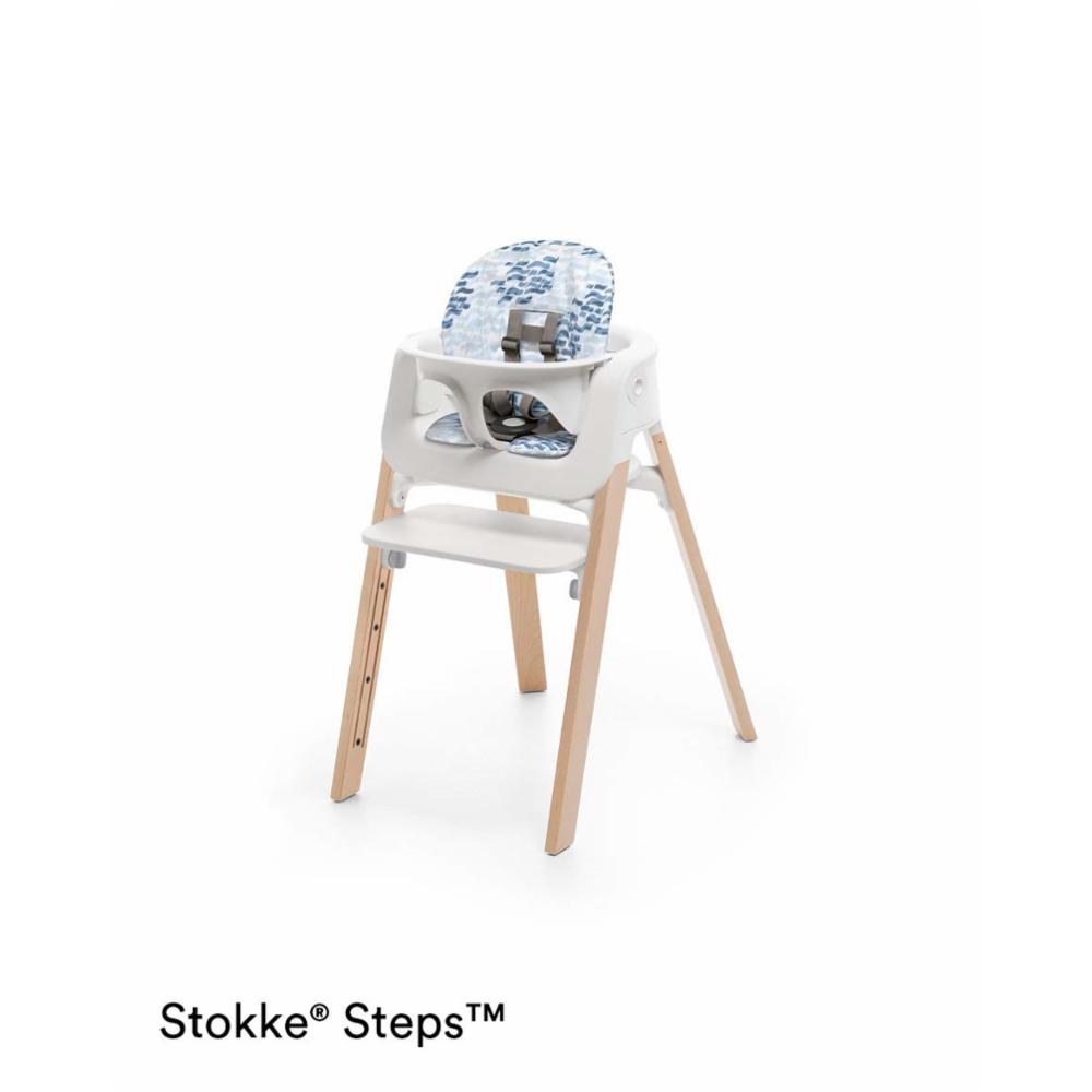 Stokke Steps Istuinpehmuste - Waves Blue