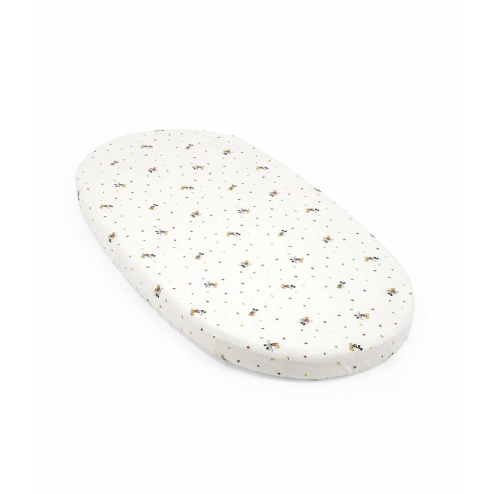 Stokke Sleepi Fitted Sheet Oval V3 - Mickey Celebration