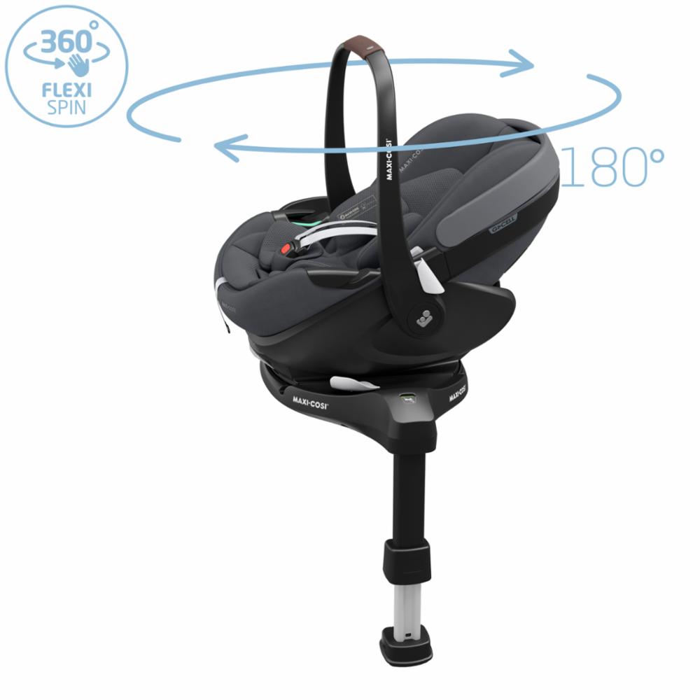 Maxi-Cosi Pebble 360 PRO 2 Turvakaukalo - Twillic Graphite