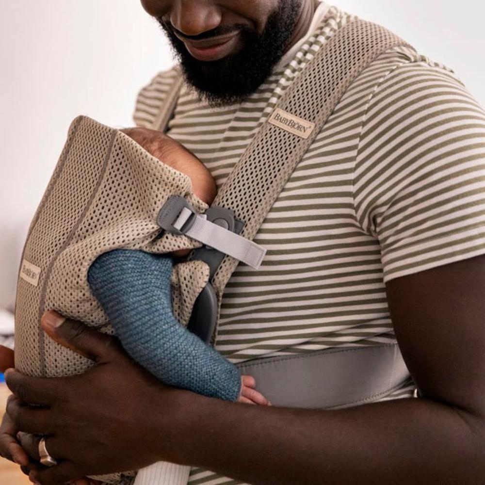 Baby Björn Kantoreppu Mini 3D mesh - Beige
