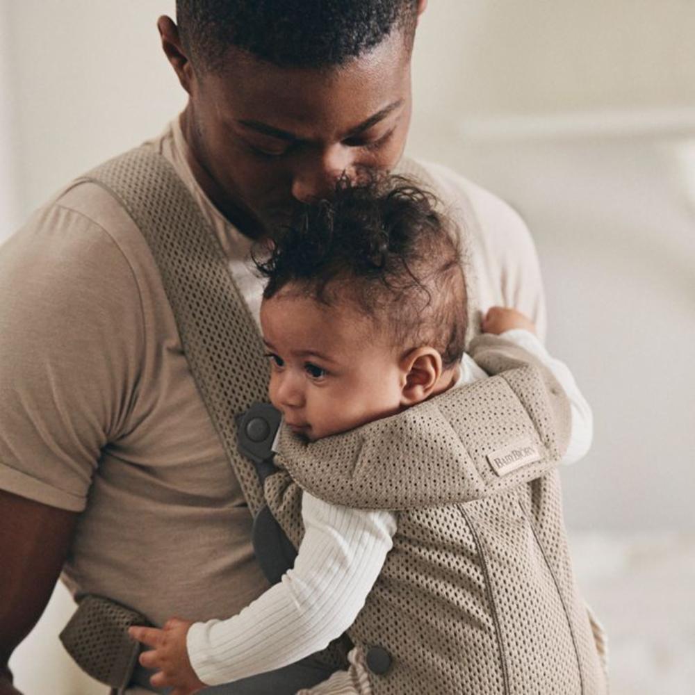 Baby Björn Kantoreppu Mini 3D mesh - Beige