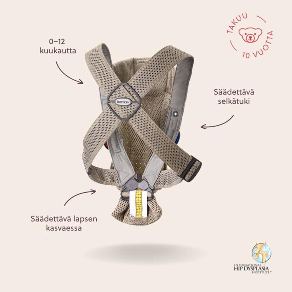 Baby Björn Kantoreppu Mini 3D mesh