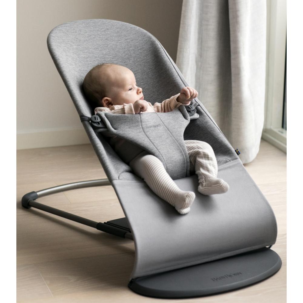 Baby Björn Babysitteri Bliss - Light Grey 3D Jersey