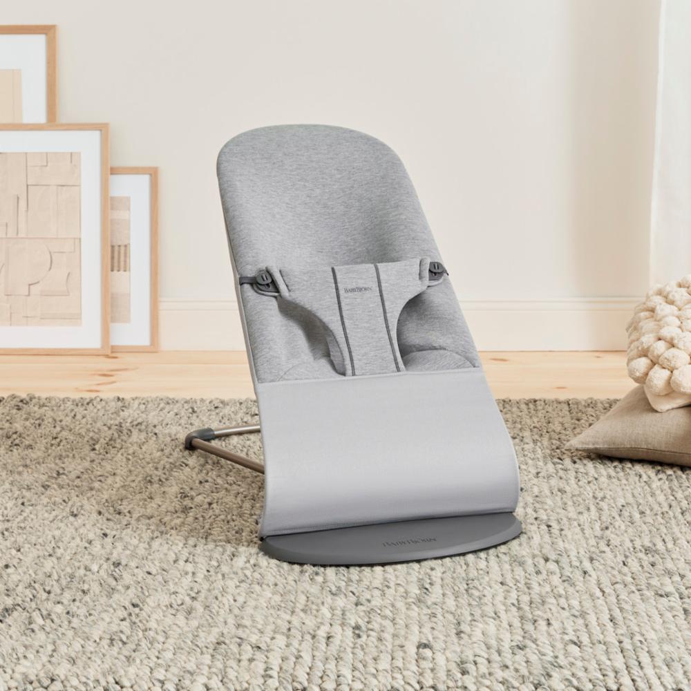 Baby Björn Babysitteri Bliss - Light Grey 3D Jersey