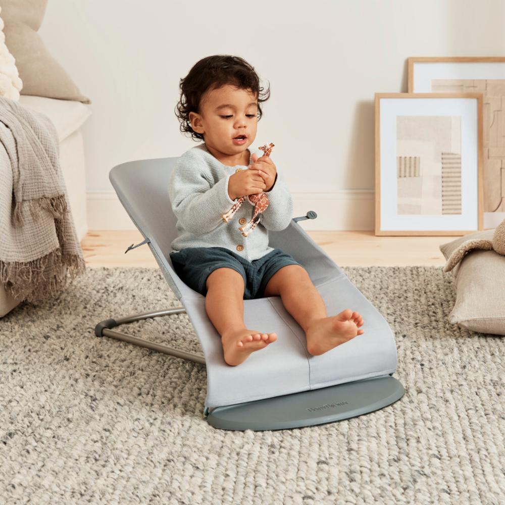 Baby Björn Babysitteri Bliss - Light Grey 3D Jersey