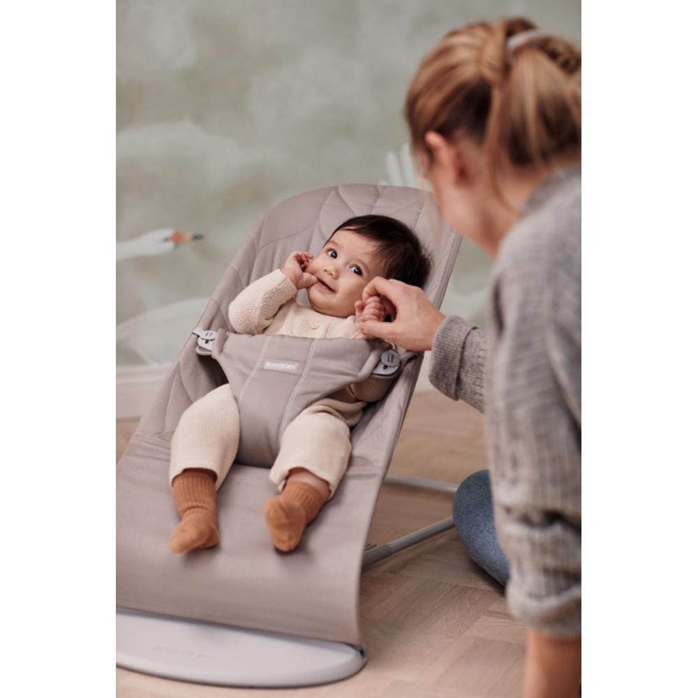 Baby Björn Babysitteri Bliss - Petal Q Sand Grey