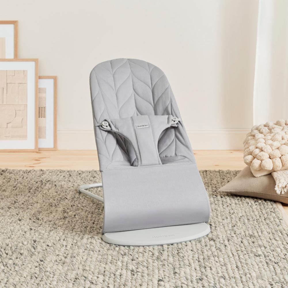 Baby Björn Bouncer Bliss - Petal Q Light Grey