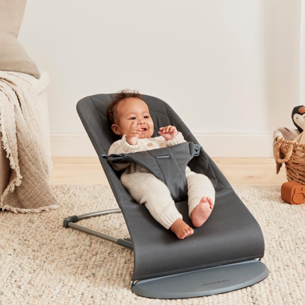 Baby Björn Babysitteri Bliss - Petal Q Anthracite