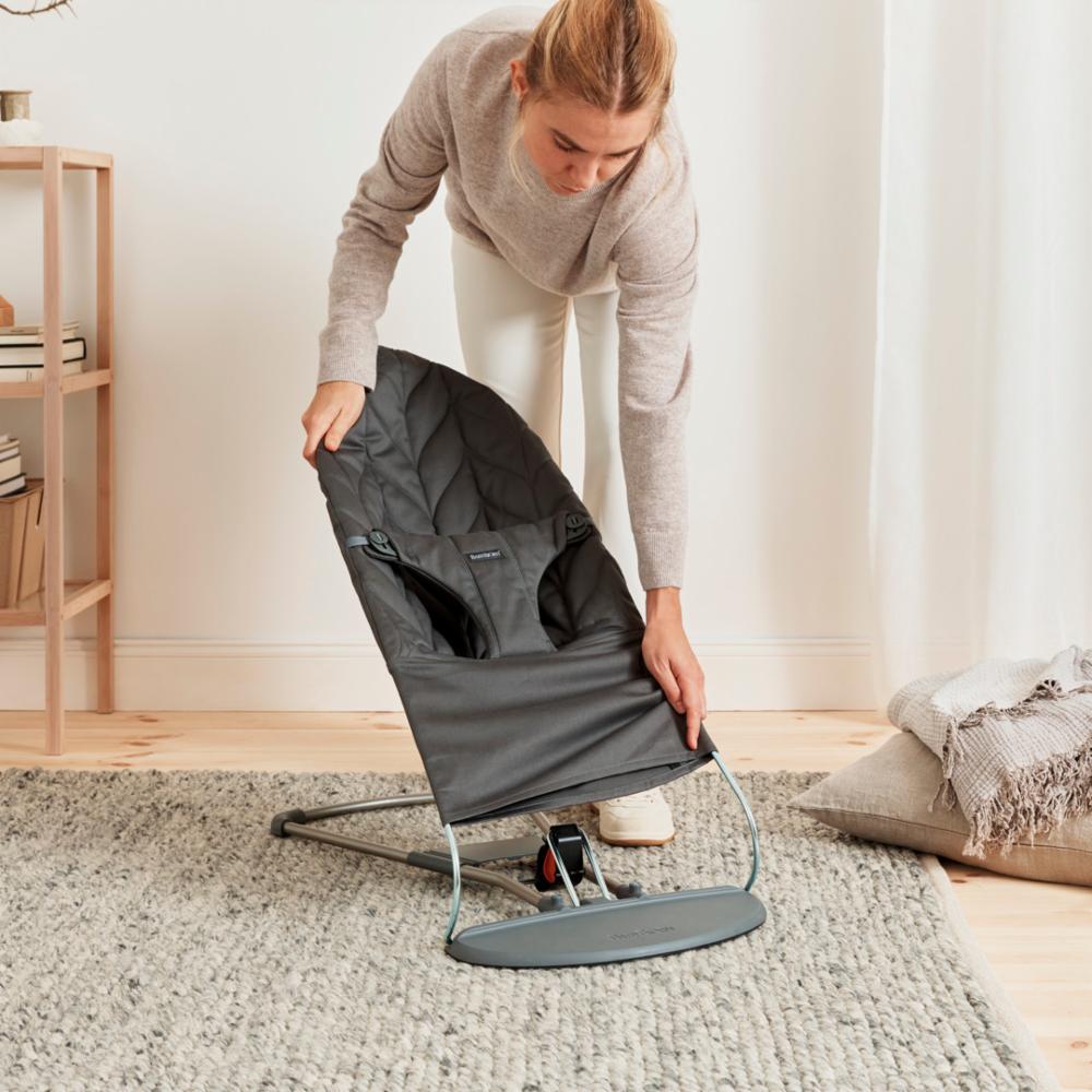 Baby Björn Babysitteri Bliss - Petal Q Anthracite