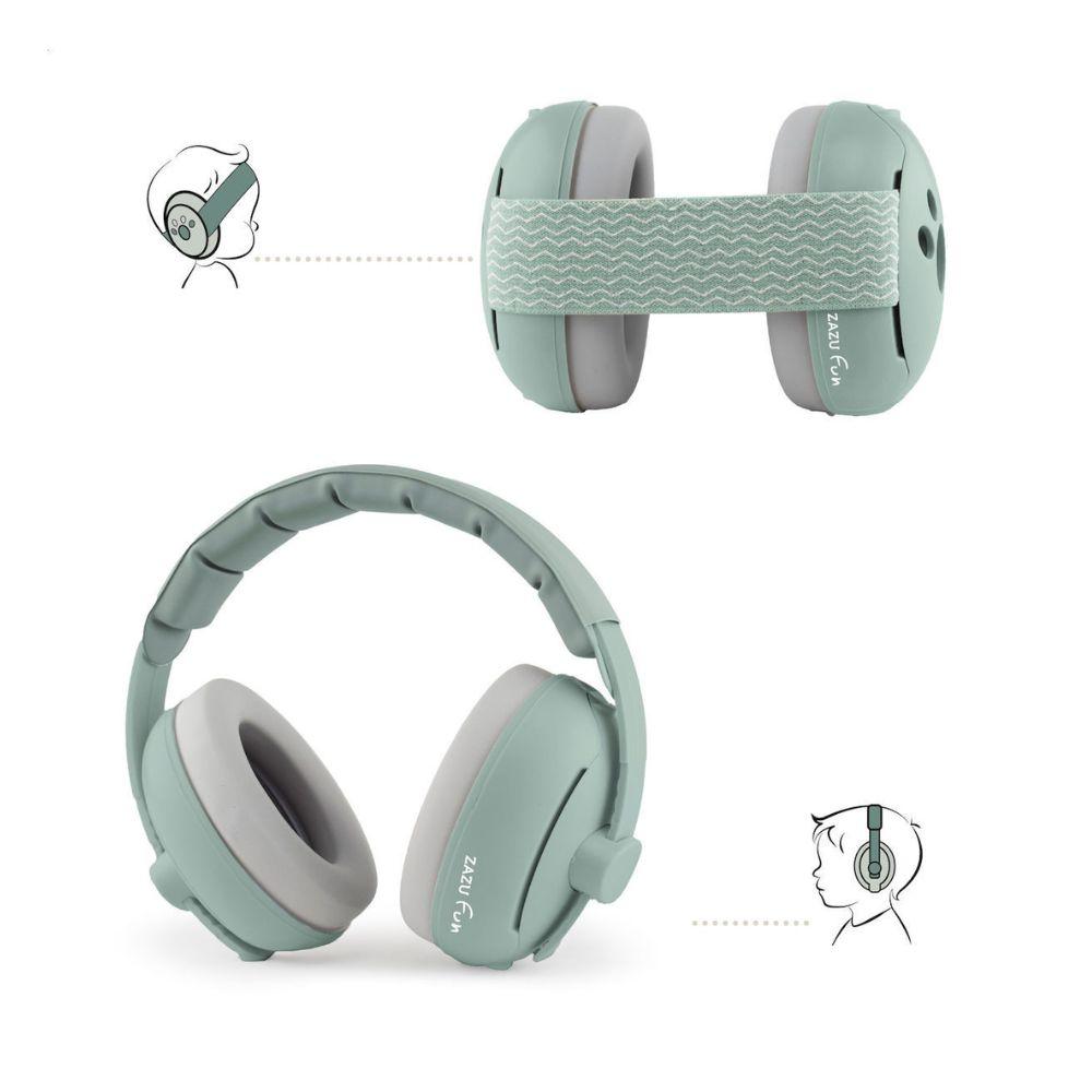 Zazu Kuulosuojaimet - Sage vihreä