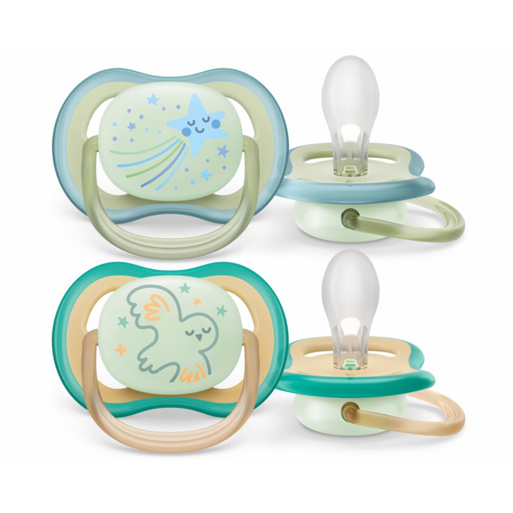 AV Soother ultra air night 0-6m natural