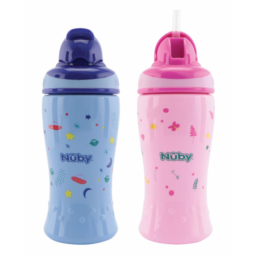 Nuby Pillipullo 360ml kuvioilla