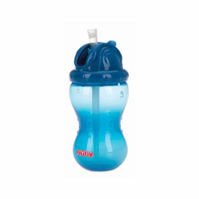 Nuby Pillipullo Flip-it 360ml, SININEN