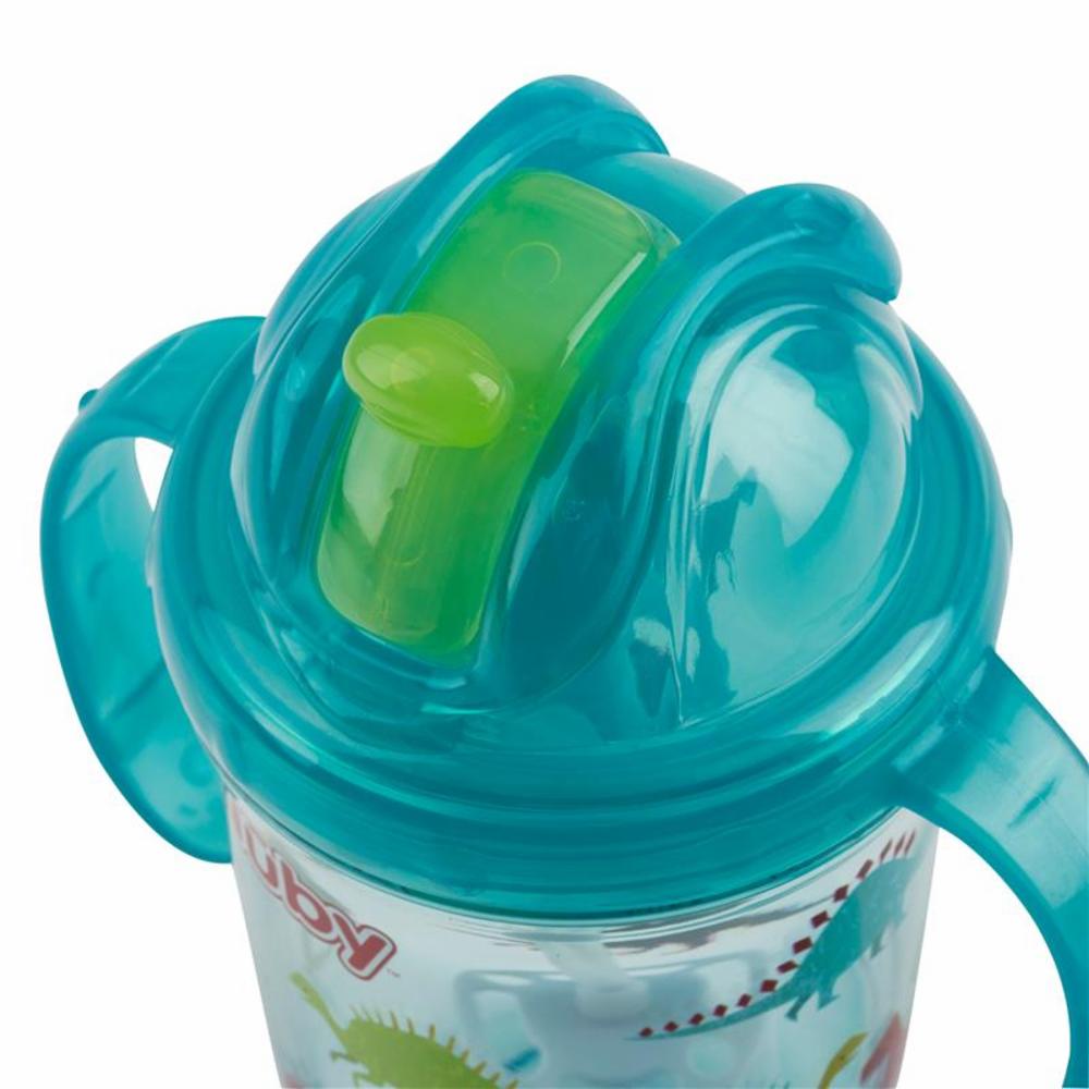 Nuby Pillimuki Tritan 240ml, AQUA_DINOSAUR