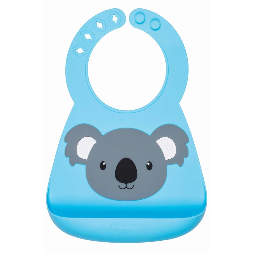 Nuby Silicone Bib animal desing, KOALA