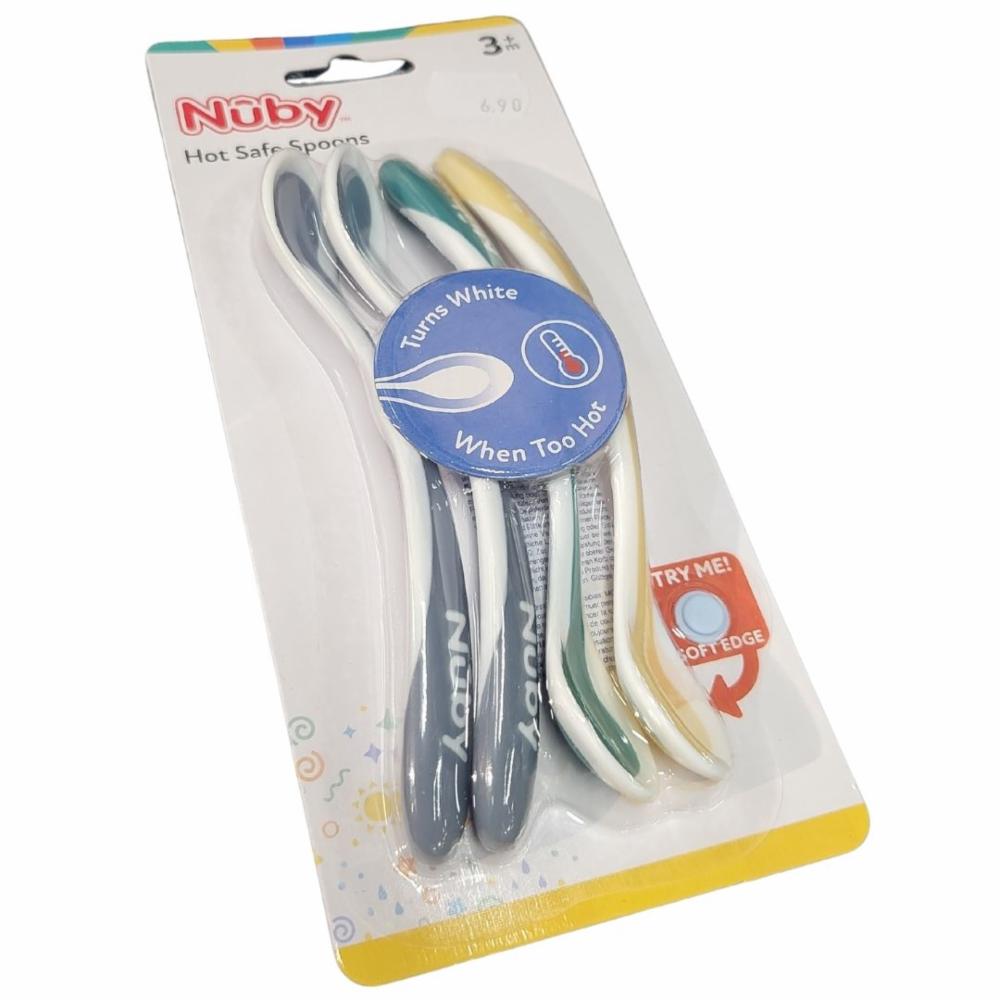 Nuby Lusikka 4kpl Hot safe