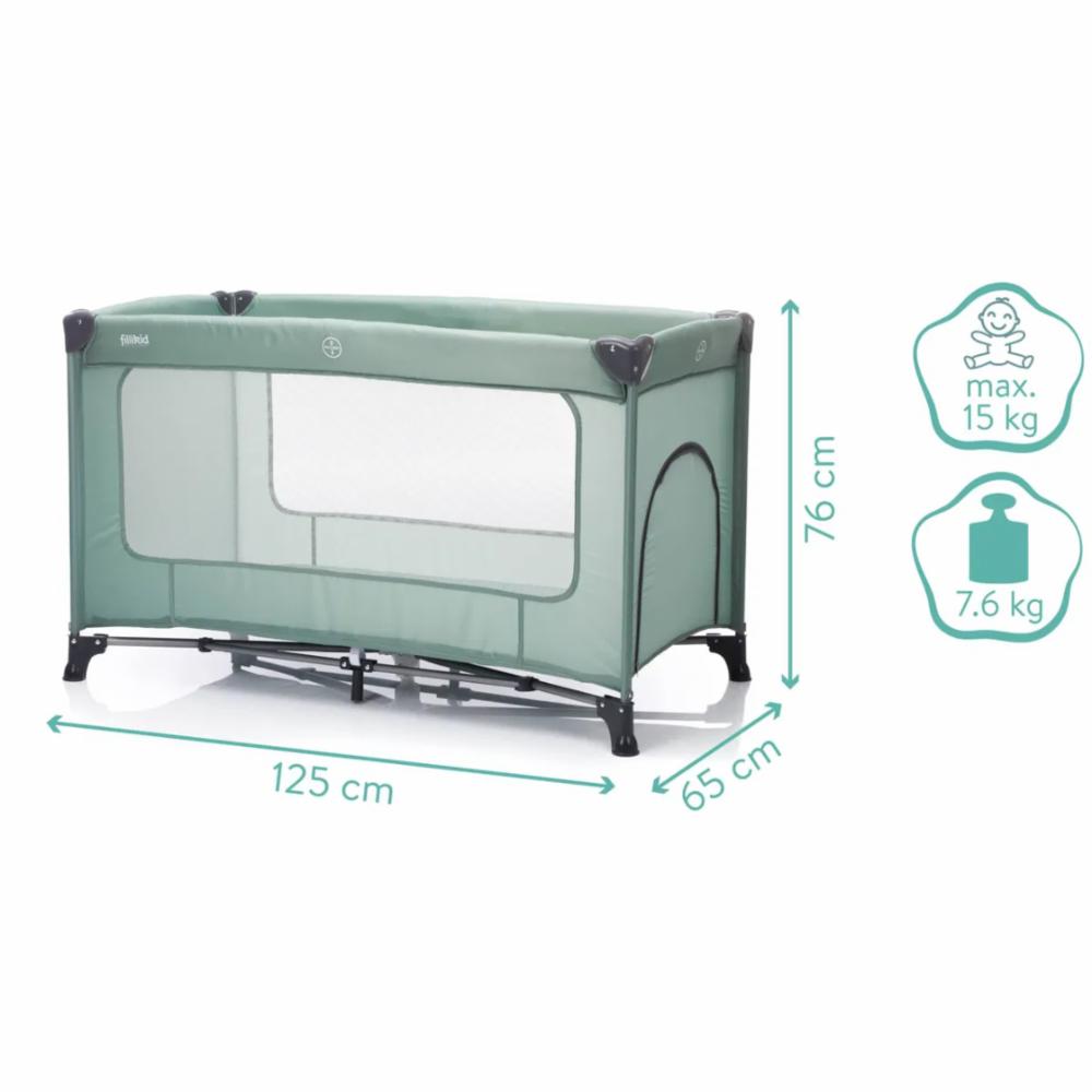 Fillikid Matkasänky Nizza 120x60cm