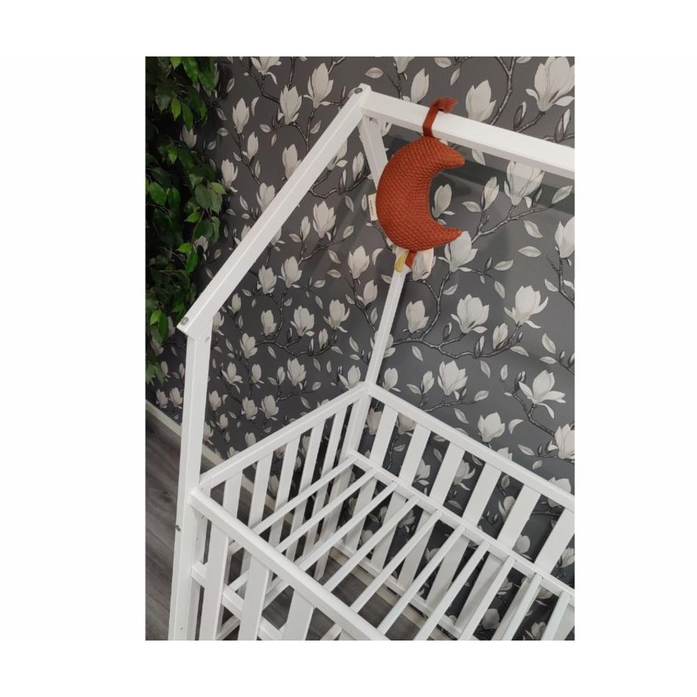 Lise Talopinnasänky 120x60cm + Juniorlaita - Valkoinen