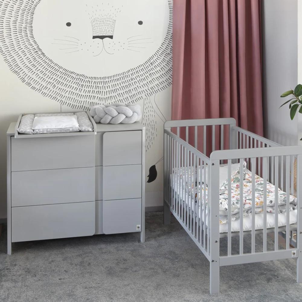 YappyKids YappyUno Pinnasänky 120*60cm - Vaalean Harmaa