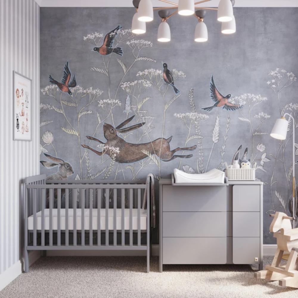 YappyKids YappyUno Pinnasänky 120*60cm - Vaalean Harmaa