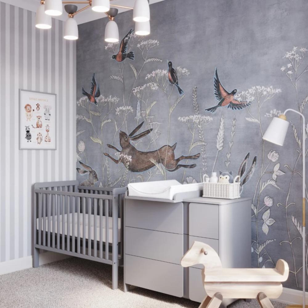 YappyKids YappyUno Pinnasänky 120*60cm - Vaalean Harmaa