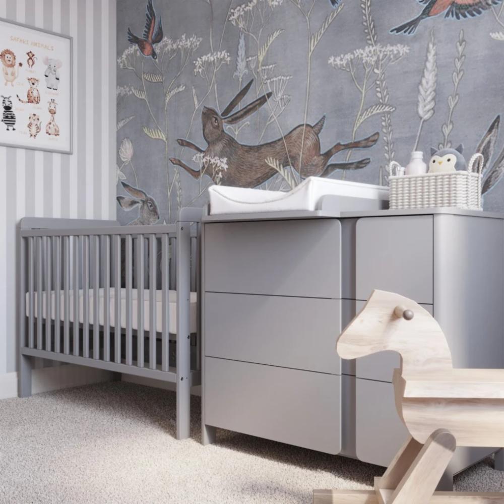 YappyKids YappyUno Pinnasänky 120*60cm - Vaalean Harmaa