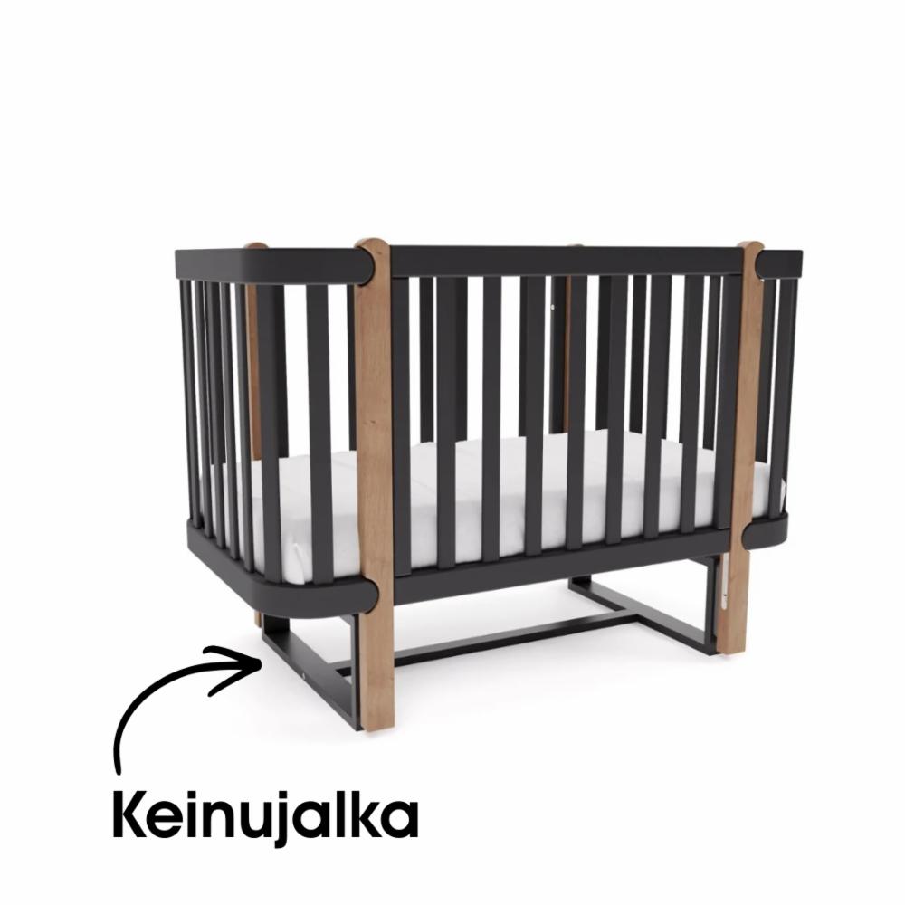 YappyKids YappyÉtude Pinnasängyn Keinujalka - Anthracite