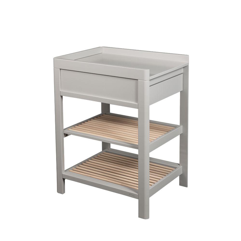 Troll Changing Table Lukas - Soft Grey/Natural