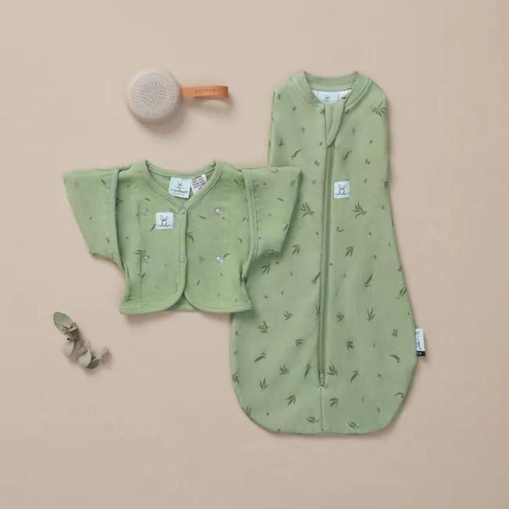 ErgoCocoon Kapalo&Unipussi TOG 1.0 - Willow vihreä - Koko 0-3m