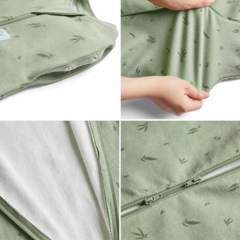 ErgoCocoon Kapalo&Unipussi TOG 1.0 - Willow vihreä - Koko 3-6m