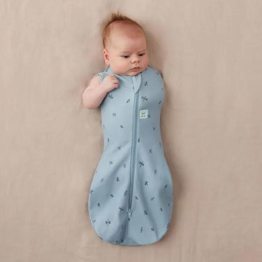 ErgoCocoon Kapalo&Unipussi TOG 1.0 - Dragonflies Sininen - Koko 0-3m